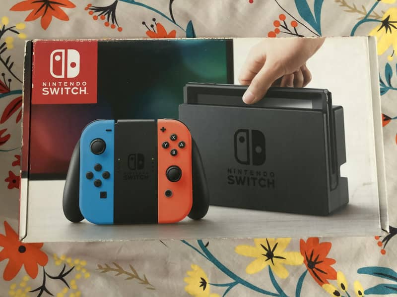 Nintendo Switch V1 (Non-JB) Full Box + 256gb memory card 1