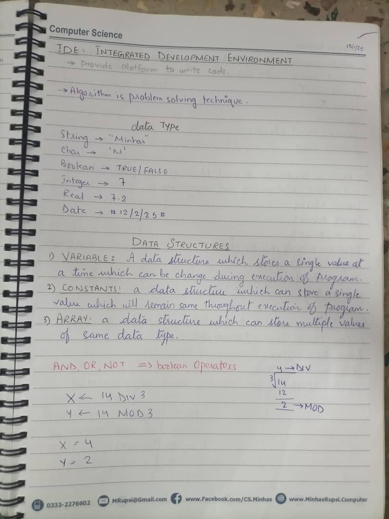 o level computer science 2210 books, notes, past papers available 18