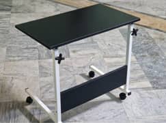 adjustable height laptop table -study table with bookshelfs