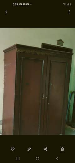 wooden almari
