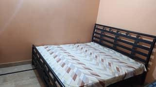 Iron Double Bed For Sale Without Mattress