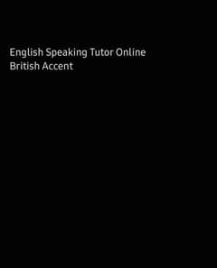 English Speaking Tutor