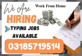 Typing job / Data Entry Job / Assignment Job / Online Job / Part Time