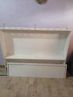 shelves for sale. used for 3-4 months.  cricket bat rack and inventory