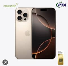 IPHONE 16 Pro Max PTA APPROVED