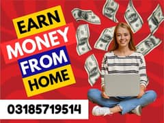 Data Entry Job / Job for Males, Females, Students, Assignment Job