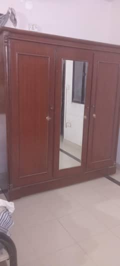 Wooden Cupboard 3 Doors