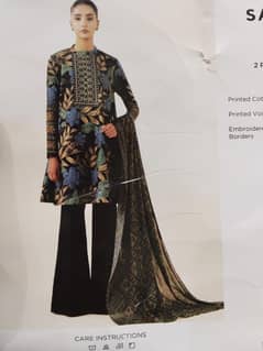 New unstiched dress from  sapphire with reasonable price