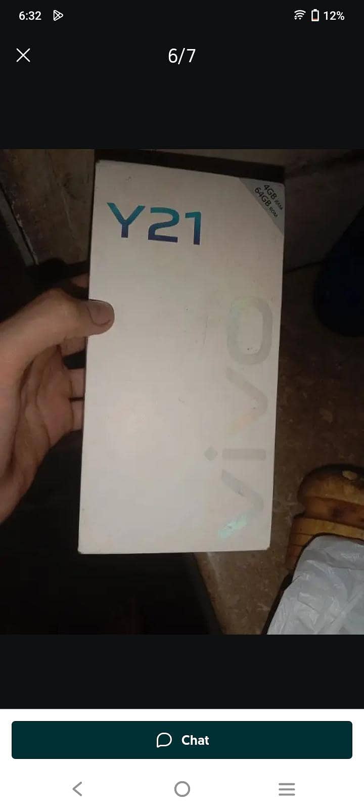 vivo y21 with box exchange possible iphone and Android both 3
