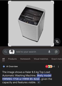 Haier Auto washing machine