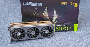 Rtx 5070 ti Zotac Amp Extreme with 9 months  local warranty