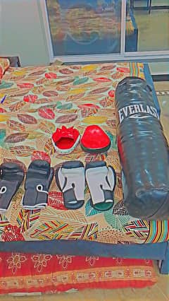 gym fitness and boxing bag