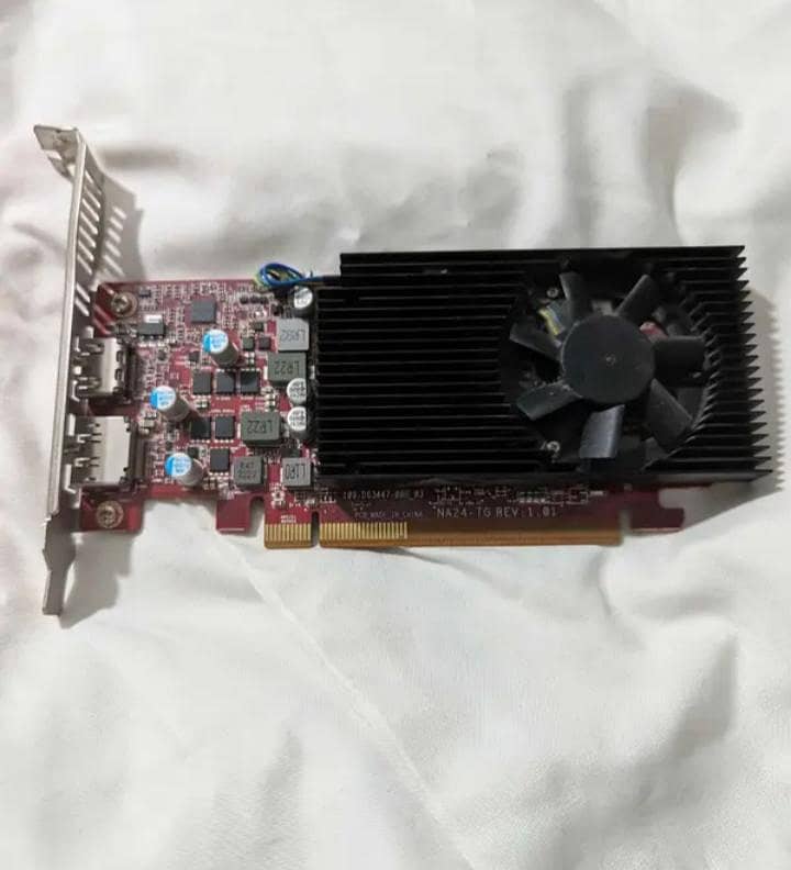 HP OEM rx6400 low profile 4gb ddr6 128 bit desktop card 3