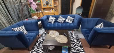 7 seater sofa imported velvet