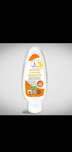 B. one sunblock cream