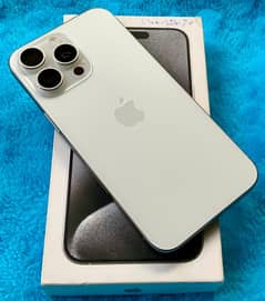 iPhone 15 Pro Max | White Titanium | 256gb | jv | 10/10 | LLA