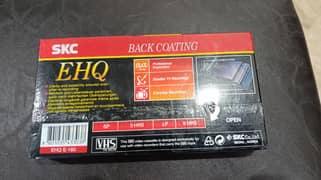 SKC EHQ 180 VHS cassette Empty New