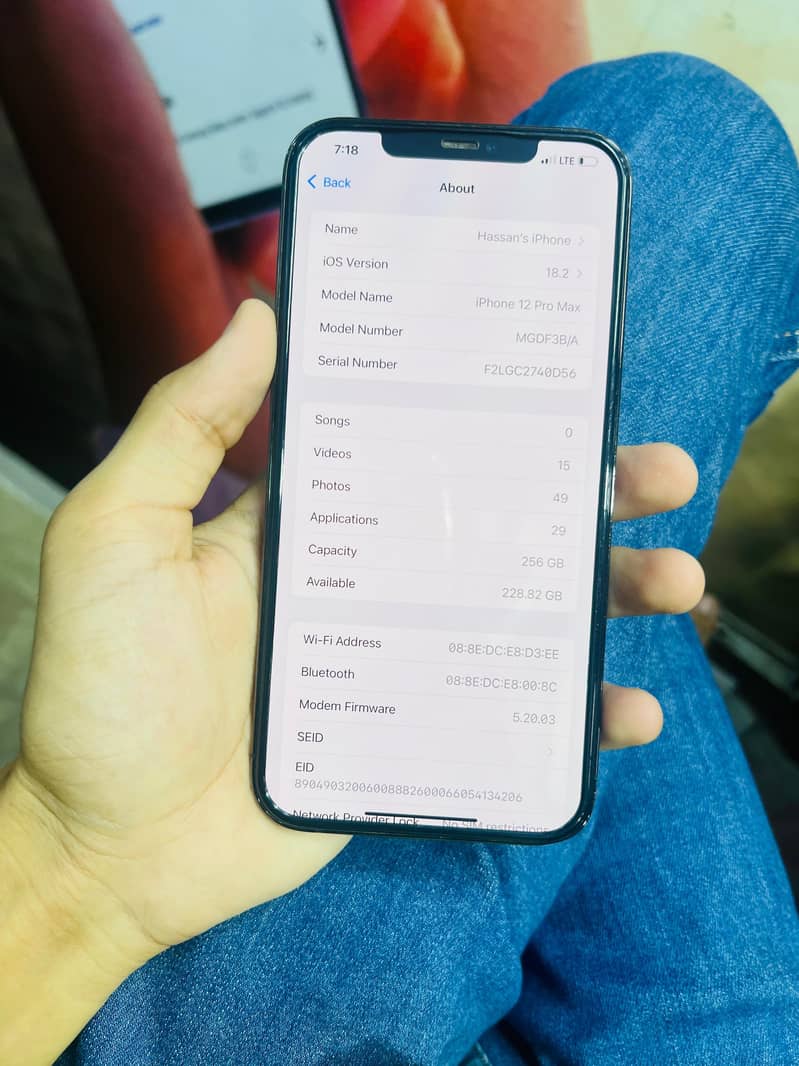 IPHONE 12 PRO MAX 256Gb FACTORY WITH ORG BOX 8