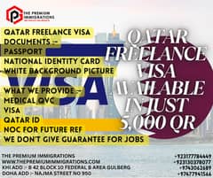 Qatar Freelance Visa Available for Male & Female