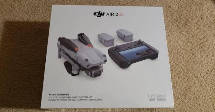 DJI AIR 2S SMART CONTROLLER COMBO FRESH 10/10 ALL BOX 0