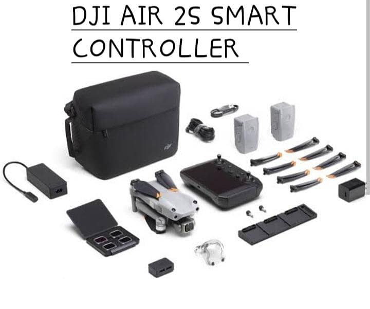 DJI AIR 2S SMART CONTROLLER COMBO FRESH 10/10 ALL BOX 1