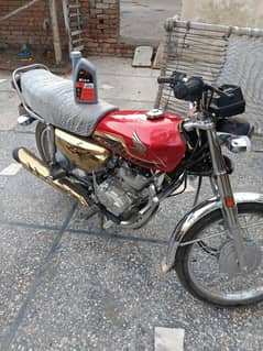 Honda CG125 SE gold red  23/24