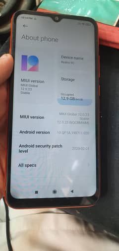 redmi 9c no open no repair 3gb 64gb all ok 10%9 condition