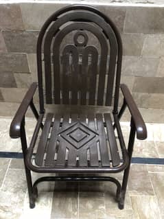 3 Plastics Folding Chairs