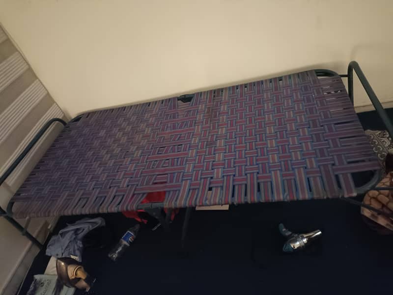 charpai follding like new condition 2