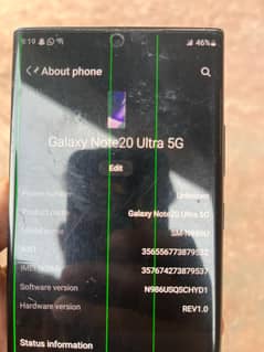 Samsung Galaxy note 20 ultra (exchange possible)