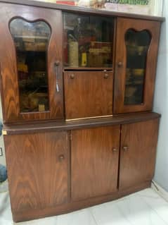 wooden divider/show case