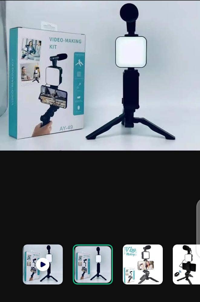 Video making vlogging kit with microphone 0
