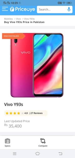 Vivo y93s 6/128