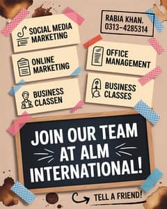 I need a staff for online work part time and full time
