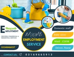 House maid , Maids , Baby Sitter, Patient Care , Nurse , Driver ,Chef