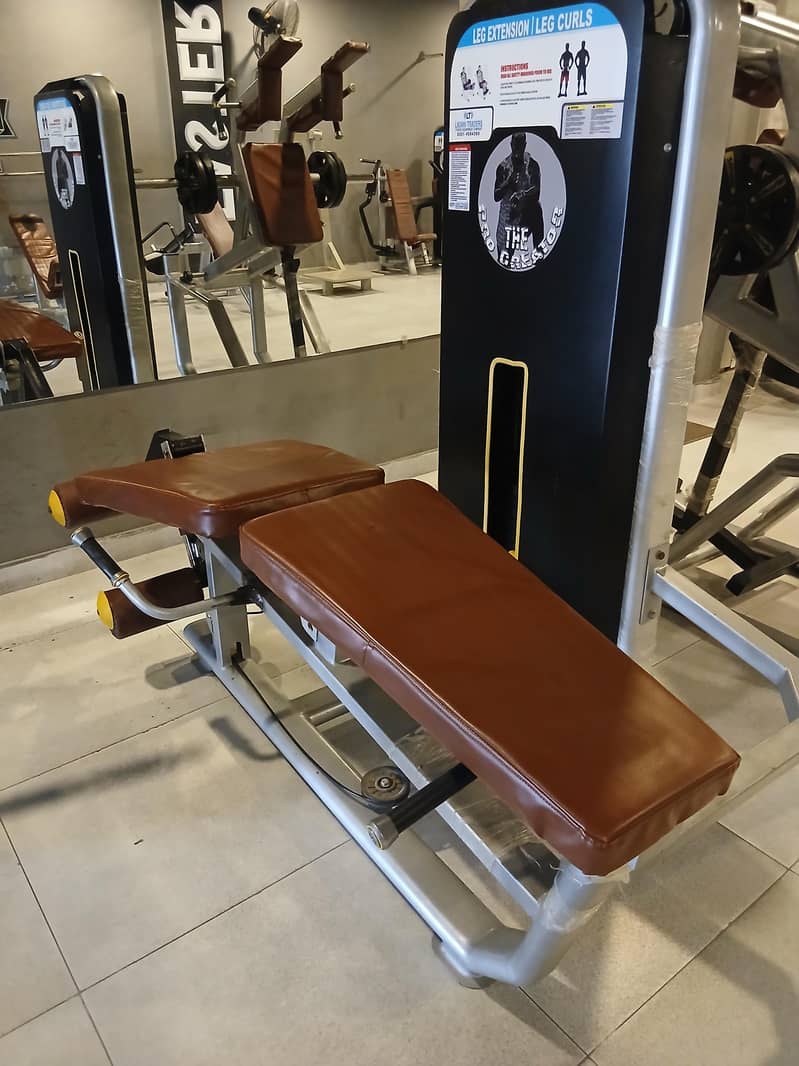 chest flies and leg curl and hamstring extention for sale 4