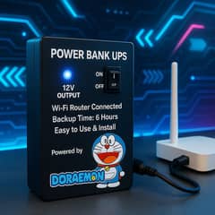 Mini ups Power bank for wifi