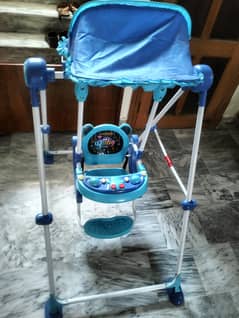baby swing with music just like new