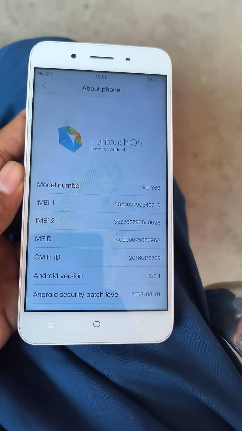 Vivo y66 Non PTA 4/64 No repair 5