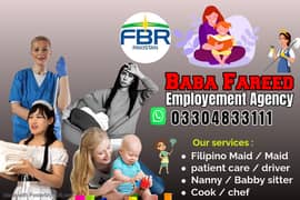 Maids / House Maids / Chef / House Cook / Baby Sitter maid available