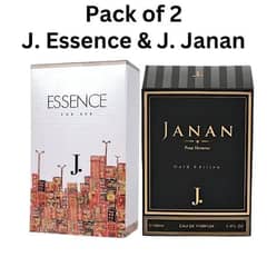 Pack of 2- J. Essence & J. Janan | Perfume For Men And Women