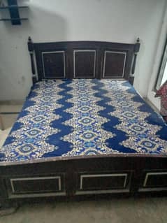 Wood double bed Urgent sale