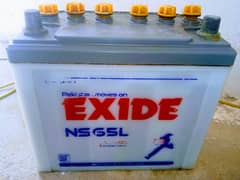 Exide 11 Plates 47AH Battery and Charger.  (Free Home Delivery + COD).