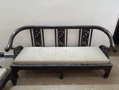 Wooden sofa set