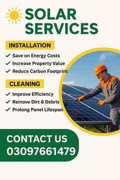 Solar Services || Cleaning Services || Solar Installation