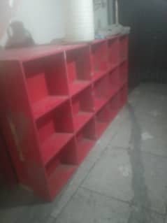 Shalve  racks and counter