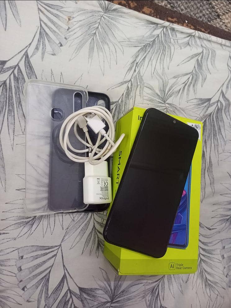 Infinix smart 3 plus 2/32 pta approve box charger available 0