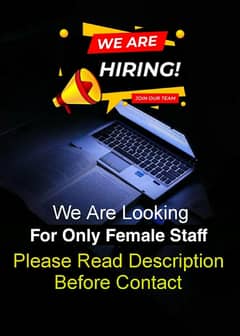 online work from home for females ( Read Description Must )