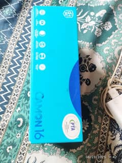 Camon 16 8gb ram 128gb rom with box charger no any single fault