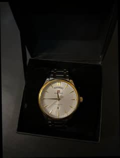 Naviforce White & Gold Men's Watch – Mint Condition